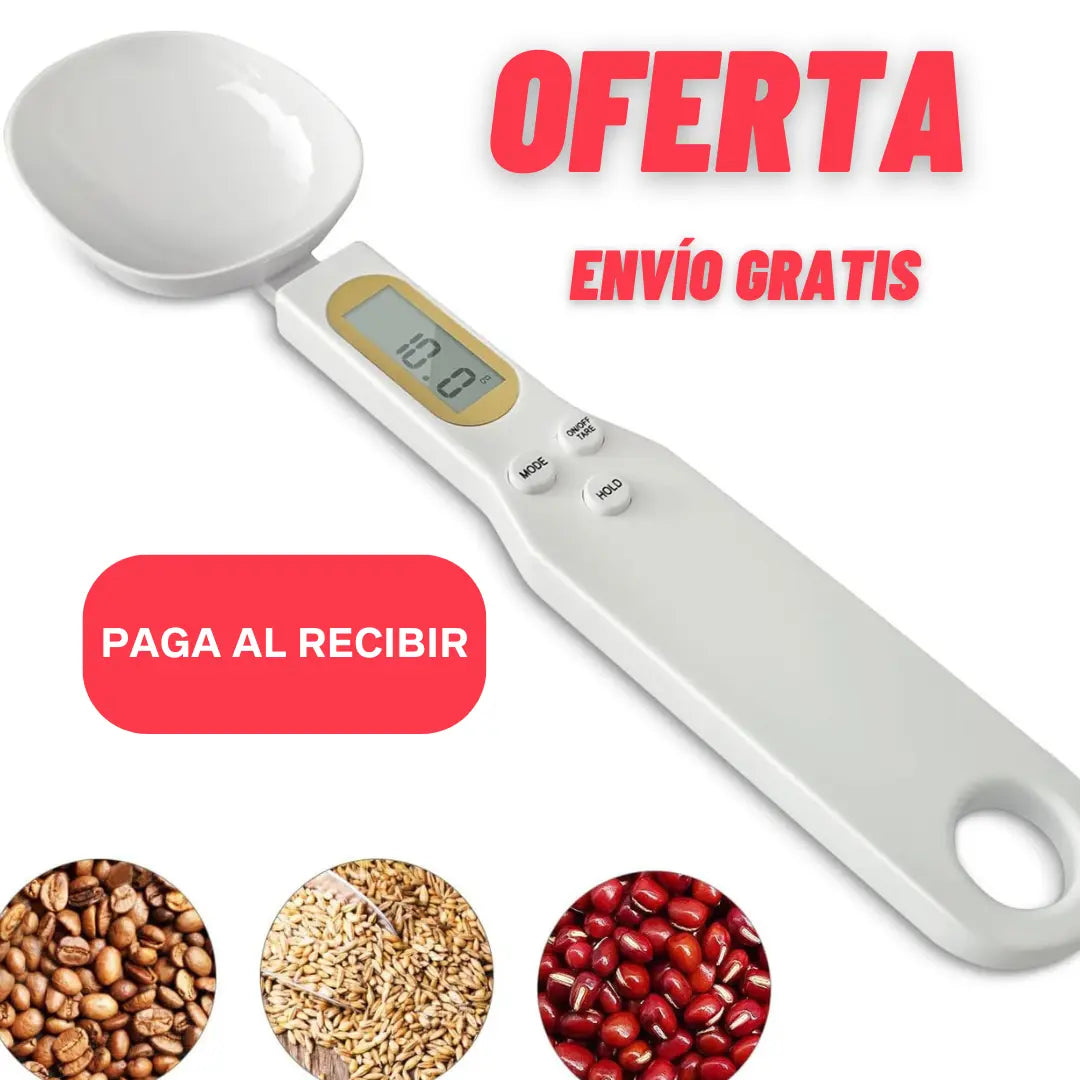 Cuchara Digital con Gramera – Precisión Profesional, ¡Entrega Inmediata en Colombia!