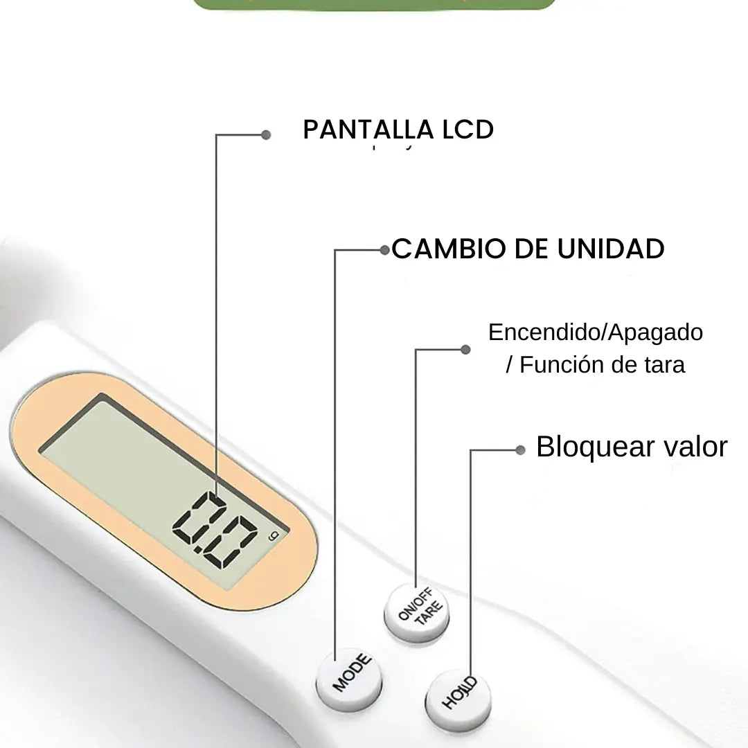 Cuchara Digital con Gramera – Precisión Profesional, ¡Entrega Inmediata en Colombia!