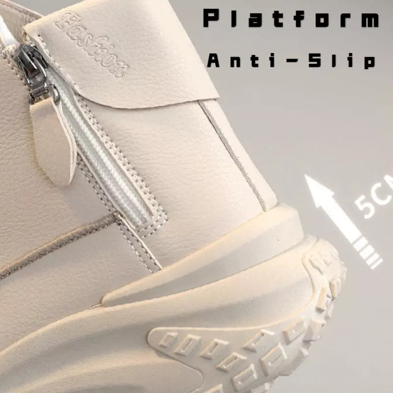 Tenis Femenino de Lujo Plataforma Alta